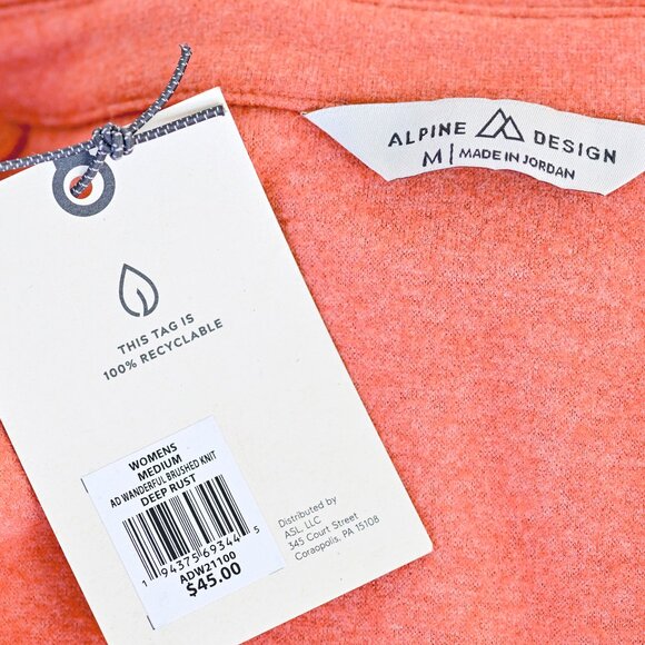 NWT Alpine Design AD Wanderful Women's Brushed Knit M - Picture 6 of 6